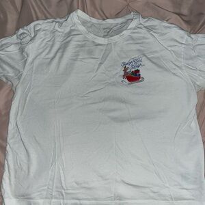 Old Navy White Christmas Pajama Shirt